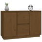 vidaXL Sideboard Honigbraun 111x34x75 cm Massivholz Kiefer vidaXL Sideboard Honigbraun 111x34x75 cm Massivholz Kiefer