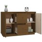 vidaXL Sideboard Honigbraun 111x34x75 cm Massivholz Kiefer vidaXL Sideboard Honigbraun 111x34x75 cm Massivholz Kiefer