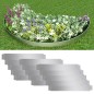 Flexible Rasenkante 15-er Set Verzinkter Stahl 100x14 cm Flexible Rasenkante 15-er Set Verzinkter Stahl 100x14 cm