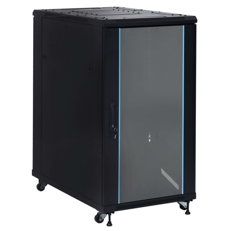vidaXL 22U Netzwerkschrank mit Rollen 19" IP20 1050x600x1170 mm vidaXL 22U Netzwerkschrank mit Rollen 19" IP20 1050x600x1170 mm