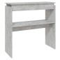 vidaXL Konsolentisch Betongrau 80x30x80 cm Holzwerkstoff vidaXL Konsolentisch Betongrau 80x30x80 cm Holzwerkstoff