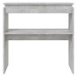 vidaXL Konsolentisch Betongrau 80x30x80 cm Holzwerkstoff vidaXL Konsolentisch Betongrau 80x30x80 cm Holzwerkstoff