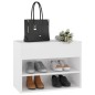 vidaXL Schuhbank Weiß 60x30x45 cm Holzwerkstoff vidaXL Schuhbank Weiß 60x30x45 cm Holzwerkstoff