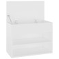vidaXL Schuhbank Weiß 60x30x45 cm Holzwerkstoff vidaXL Schuhbank Weiß 60x30x45 cm Holzwerkstoff