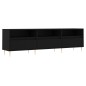 vidaXL TV-Schrank Schwarz 150x30x44,5 cm Holzwerkstoff vidaXL TV-Schrank Schwarz 150x30x44,5 cm Holzwerkstoff