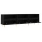 vidaXL TV-Schrank Schwarz 150x30x44,5 cm Holzwerkstoff vidaXL TV-Schrank Schwarz 150x30x44,5 cm Holzwerkstoff