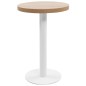 vidaXL Bistrotisch Hellbraun 50 cm MDF vidaXL Bistrotisch Hellbraun 50 cm MDF