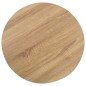 vidaXL Bistrotisch Hellbraun 50 cm MDF vidaXL Bistrotisch Hellbraun 50 cm MDF