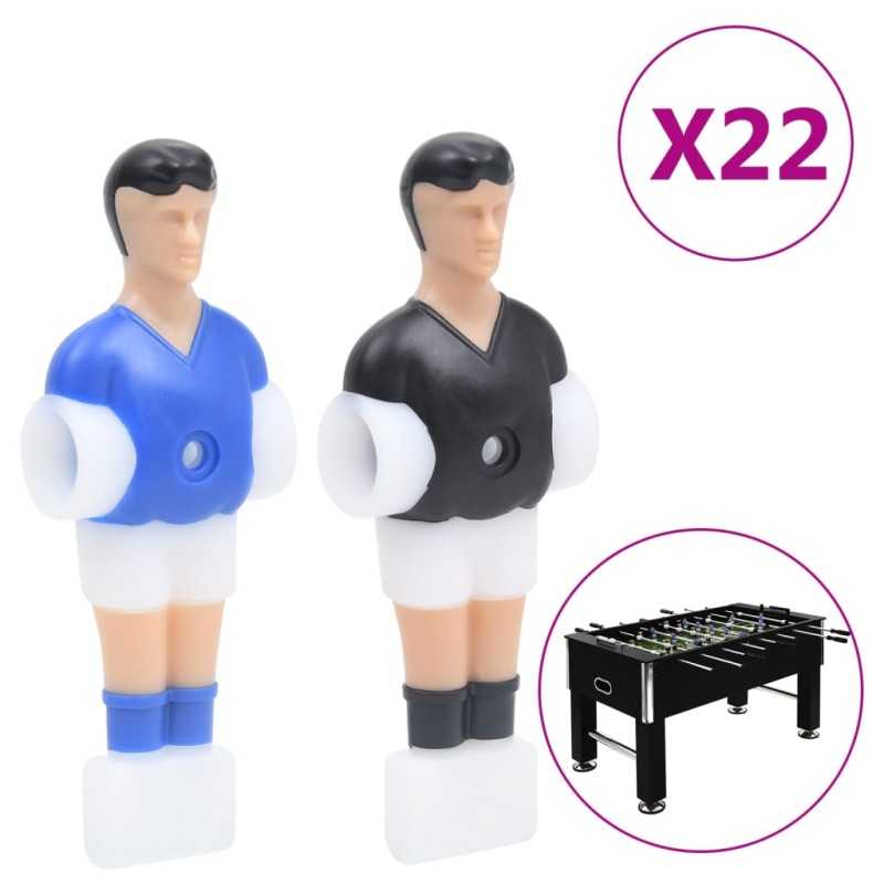 vidaXL Tischfußball-Spieler 22 Stk. für 12,7 mm Stange vidaXL Tischfußball-Spieler 22 Stk. für 12,7 mm Stange
