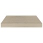 vidaXL Schwebende Wandregale 2 Stk. Eichefarben 40x23x3,8cm MDF vidaXL Schwebende Wandregale 2 Stk. Eichefarben 40x23x3,8cm MDF