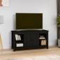 vidaXL TV-Schrank Schwarz 103x36,5x52 cm Massivholz Kiefer vidaXL TV-Schrank Schwarz 103x36,5x52 cm Massivholz Kiefer