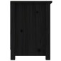 vidaXL TV-Schrank Schwarz 103x36,5x52 cm Massivholz Kiefer vidaXL TV-Schrank Schwarz 103x36,5x52 cm Massivholz Kiefer