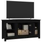 vidaXL TV-Schrank Schwarz 103x36,5x52 cm Massivholz Kiefer vidaXL TV-Schrank Schwarz 103x36,5x52 cm Massivholz Kiefer