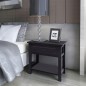 vidaXL Nachttisch Holz 2 Stk. Schwarz vidaXL Nachttisch Holz 2 Stk. Schwarz