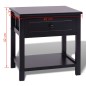 vidaXL Nachttisch Holz 2 Stk. Schwarz vidaXL Nachttisch Holz 2 Stk. Schwarz