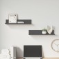vidaXL Wandregale 2 Stk. Grau 50x11x9 cm Massivholz Kiefer vidaXL Wandregale 2 Stk. Grau 50x11x9 cm Massivholz Kiefer