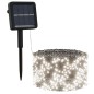 vidaXL Solar-Lichterketten 5 Stk. 5x200 LED Kaltweiß Innen Außen vidaXL Solar-Lichterketten 5 Stk. 5x200 LED Kaltweiß Innen Außen