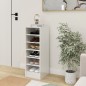 vidaXL Schuhschrank Hochglanz-Weiß 31,5x35x90 cm Holzwerkstoff vidaXL Schuhschrank Hochglanz-Weiß 31,5x35x90 cm Holzwerkstoff