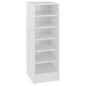 vidaXL Schuhschrank Hochglanz-Weiß 31,5x35x90 cm Holzwerkstoff vidaXL Schuhschrank Hochglanz-Weiß 31,5x35x90 cm Holzwerkstoff