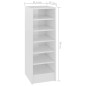 vidaXL Schuhschrank Hochglanz-Weiß 31,5x35x90 cm Holzwerkstoff vidaXL Schuhschrank Hochglanz-Weiß 31,5x35x90 cm Holzwerkstoff