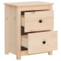 vidaXL Nachttische 2 Stk. 50x35x61,5 cm Massivholz Kiefer vidaXL Nachttische 2 Stk. 50x35x61,5 cm Massivholz Kiefer