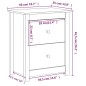 vidaXL Nachttische 2 Stk. 50x35x61,5 cm Massivholz Kiefer vidaXL Nachttische 2 Stk. 50x35x61,5 cm Massivholz Kiefer