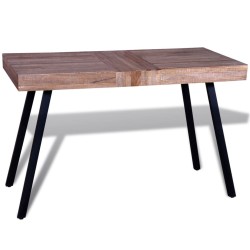 vidaXL Tisch Altholz Teak 