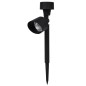 Outdoor LED-Solarstrahler 12 Stk. Schwarz Outdoor LED-Solarstrahler 12 Stk. Schwarz
