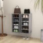 vidaXL Schuhschränke 2 Stk. Betongrau 31,5x35x70 cm Holzwerkstoff vidaXL Schuhschränke 2 Stk. Betongrau 31,5x35x70 cm Holzwerkstoff