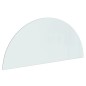 vidaXL Funkenschutzplatte Glas Halbrund 1200x500 mm vidaXL Funkenschutzplatte Glas Halbrund 1200x500 mm