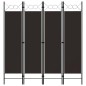 vidaXL 4-tlg. Raumteiler Braun 160 x 180 cm vidaXL 4-tlg. Raumteiler Braun 160 x 180 cm