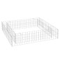 vidaXL Gabionen-Hochbeet Verzinkter Stahl 100x100x20 cm vidaXL Gabionen-Hochbeet Verzinkter Stahl 100x100x20 cm