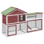 vidaXL Kaninchenstall Mokka 185,5x60,5x109,5 cm Massivholz Kiefer vidaXL Kaninchenstall Mokka 185,5x60,5x109,5 cm Massivholz Kiefer