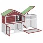 vidaXL Kaninchenstall Mokka 185,5x60,5x109,5 cm Massivholz Kiefer vidaXL Kaninchenstall Mokka 185,5x60,5x109,5 cm Massivholz Kiefer