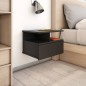 vidaXL Hängender Nachttisch Schwarz 40x31x27 cm Holzwerkstoff vidaXL Hängender Nachttisch Schwarz 40x31x27 cm Holzwerkstoff