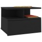 vidaXL Hängender Nachttisch Schwarz 40x31x27 cm Holzwerkstoff vidaXL Hängender Nachttisch Schwarz 40x31x27 cm Holzwerkstoff