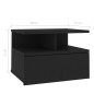 vidaXL Hängender Nachttisch Schwarz 40x31x27 cm Holzwerkstoff vidaXL Hängender Nachttisch Schwarz 40x31x27 cm Holzwerkstoff