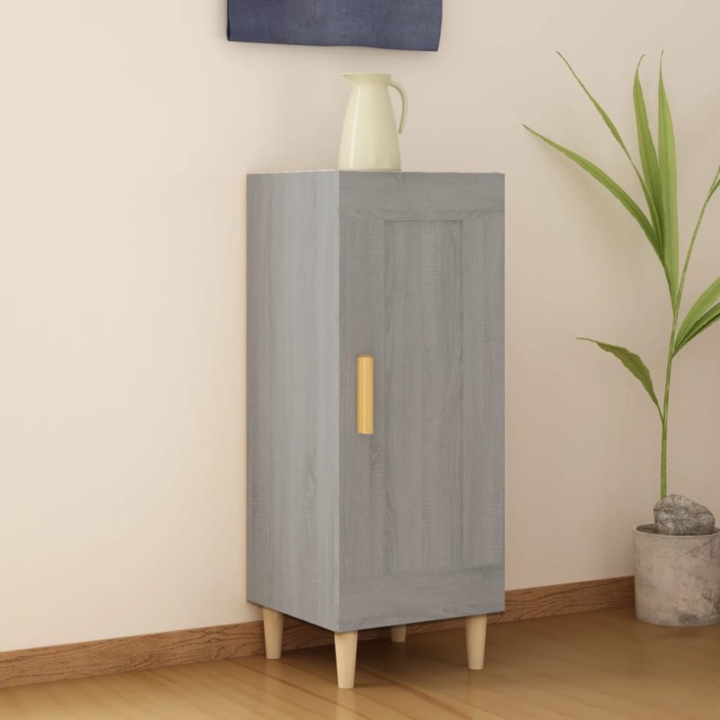 vidaXL Sideboard Grau Sonoma 34,5x34x90 cm Holzwerkstoff vidaXL Sideboard Grau Sonoma 34,5x34x90 cm Holzwerkstoff