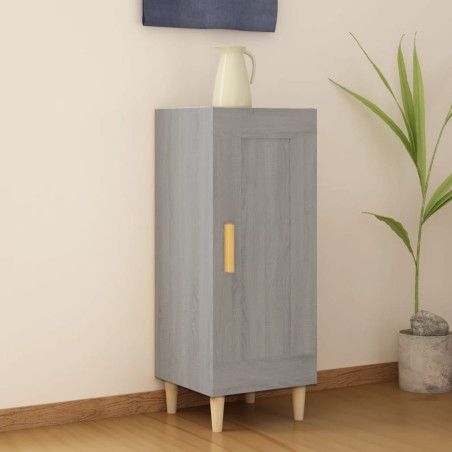 vidaXL Sideboard Grau Sonoma 34,5x34x90 cm Holzwerkstoff