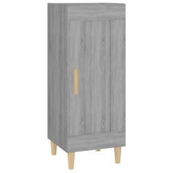 vidaXL Sideboard Grau Sonoma 34,5x34x90 cm Holzwerkstoff
