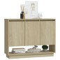 vidaXL Sideboard Sonoma-Eiche 97x31x75 cm Holzwerkstoff vidaXL Sideboard Sonoma-Eiche 97x31x75 cm Holzwerkstoff