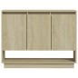 vidaXL Sideboard Sonoma-Eiche 97x31x75 cm Holzwerkstoff vidaXL Sideboard Sonoma-Eiche 97x31x75 cm Holzwerkstoff