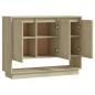 vidaXL Sideboard Sonoma-Eiche 97x31x75 cm Holzwerkstoff vidaXL Sideboard Sonoma-Eiche 97x31x75 cm Holzwerkstoff