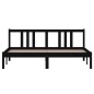 vidaXL Massivholzbett Schwarz 160x200 cm vidaXL Massivholzbett Schwarz 160x200 cm