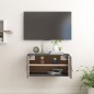 vidaXL Wandschrank Grau 60x30x30 cm Massivholz Kiefer vidaXL Wandschrank Grau 60x30x30 cm Massivholz Kiefer