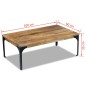 vidaXL Mangoholz Couchtisch 100x60x35 cm vidaXL Mangoholz Couchtisch 100x60x35 cm