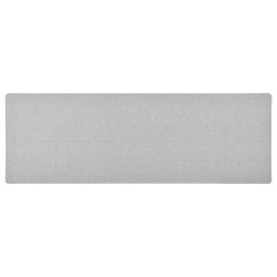 vidaXL Teppichläufer Hellgrau 50x150 cm