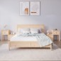 vidaXL Nachttische 2 Stk. 79,5x38x65,5 cm Massivholz Kiefer vidaXL Nachttische 2 Stk. 79,5x38x65,5 cm Massivholz Kiefer