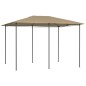 vidaXL Pavillon 3x4x2,6 m Taupe 160 g/m² vidaXL Pavillon 3x4x2,6 m Taupe 160 g/m²