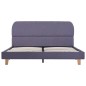 vidaXL Bettgestell Hellgrau Stoff 140x200 cm vidaXL Bettgestell Hellgrau Stoff 140x200 cm
